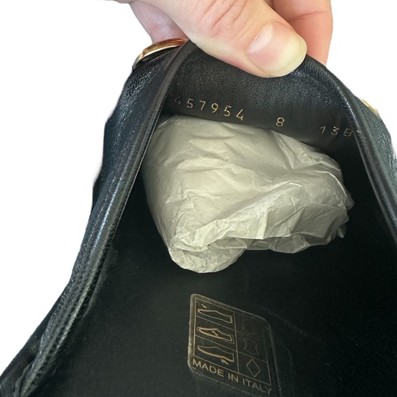 GUCCI men’s horsebit mules slides shoes size 8 - Picture 11 of 12